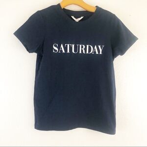 Bb Dakota Graphic dark blue short sleeve t-shirt XS